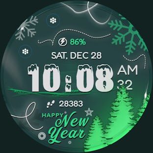 Timeburst - digital watch face